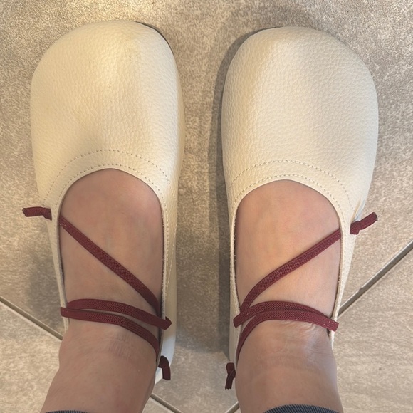 Diesel like Y2K White flats size 9.5 - Picture 3 of 8